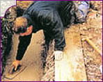 Stage 1 - dig out foundations for the conservatory